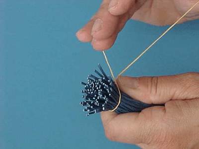 How to block already cut strands.